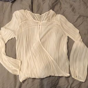 Free people white keyhole blouse
